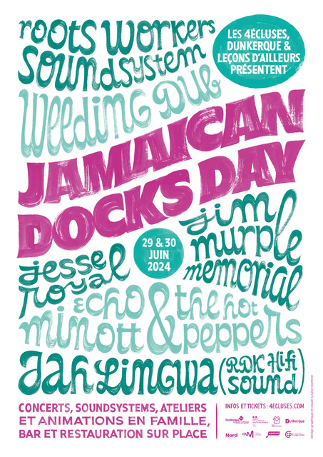 affiche Jamaïcan Dicks Day 2024 par Louise Comiran